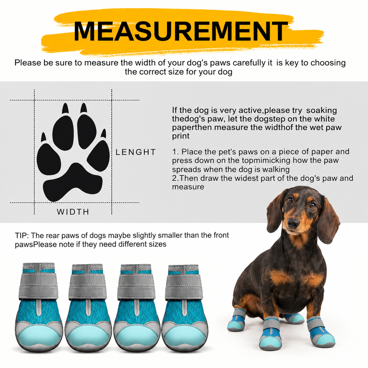 Non-Slip Dog Shoes