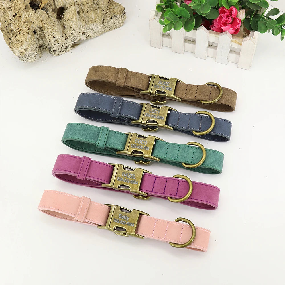 Custom Soft Leather Collar
