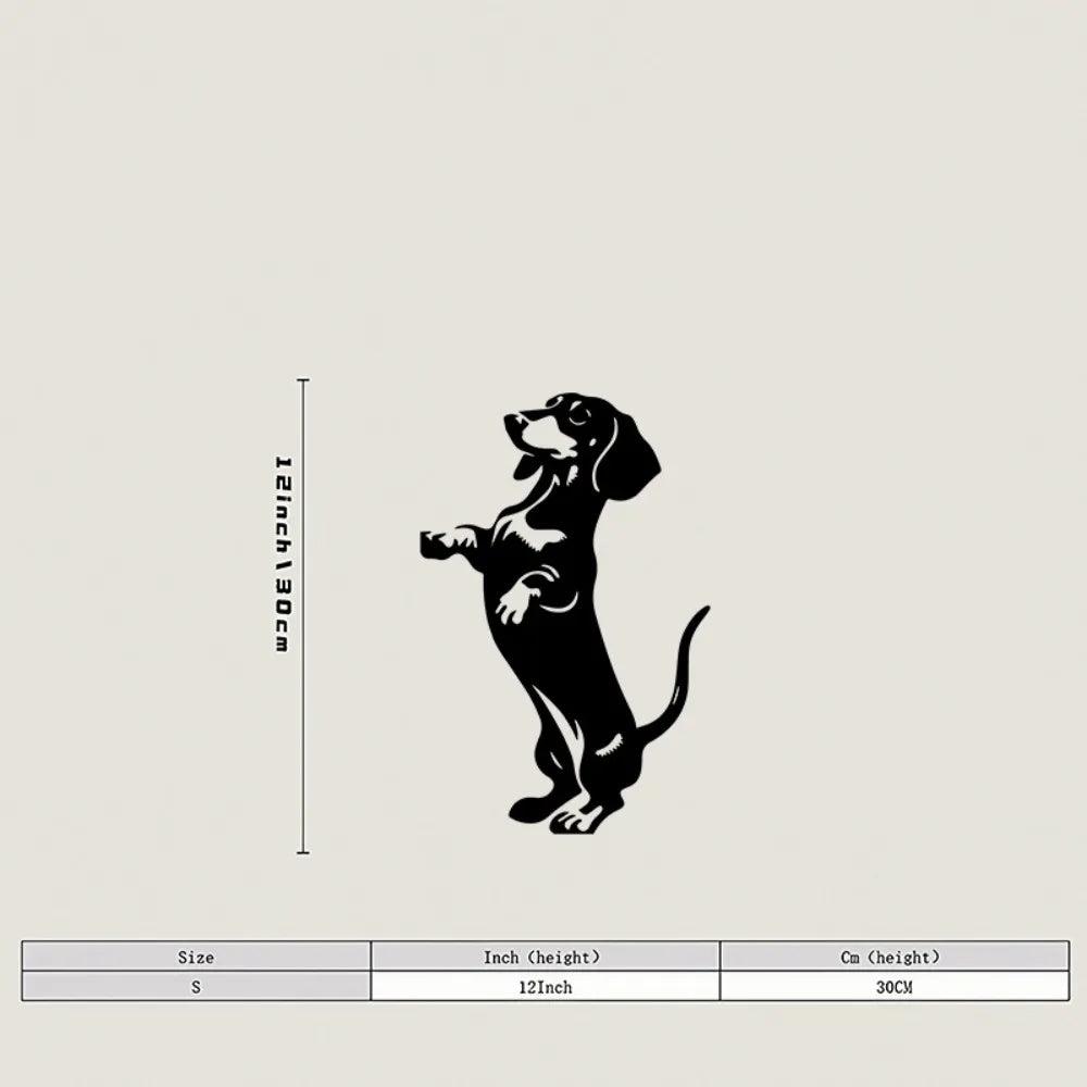 Dachshund Iron Wall Decor