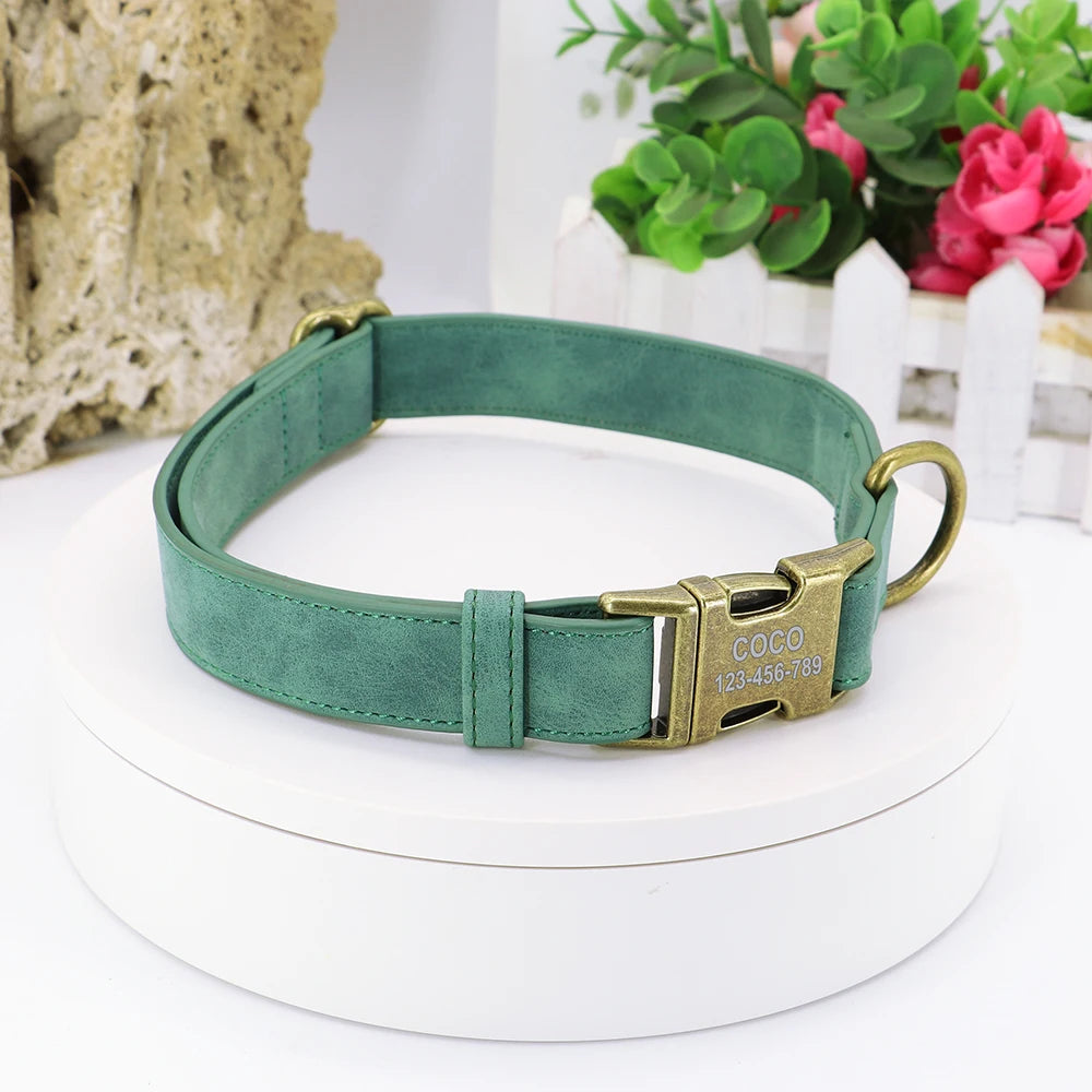 Custom Soft Leather Collar