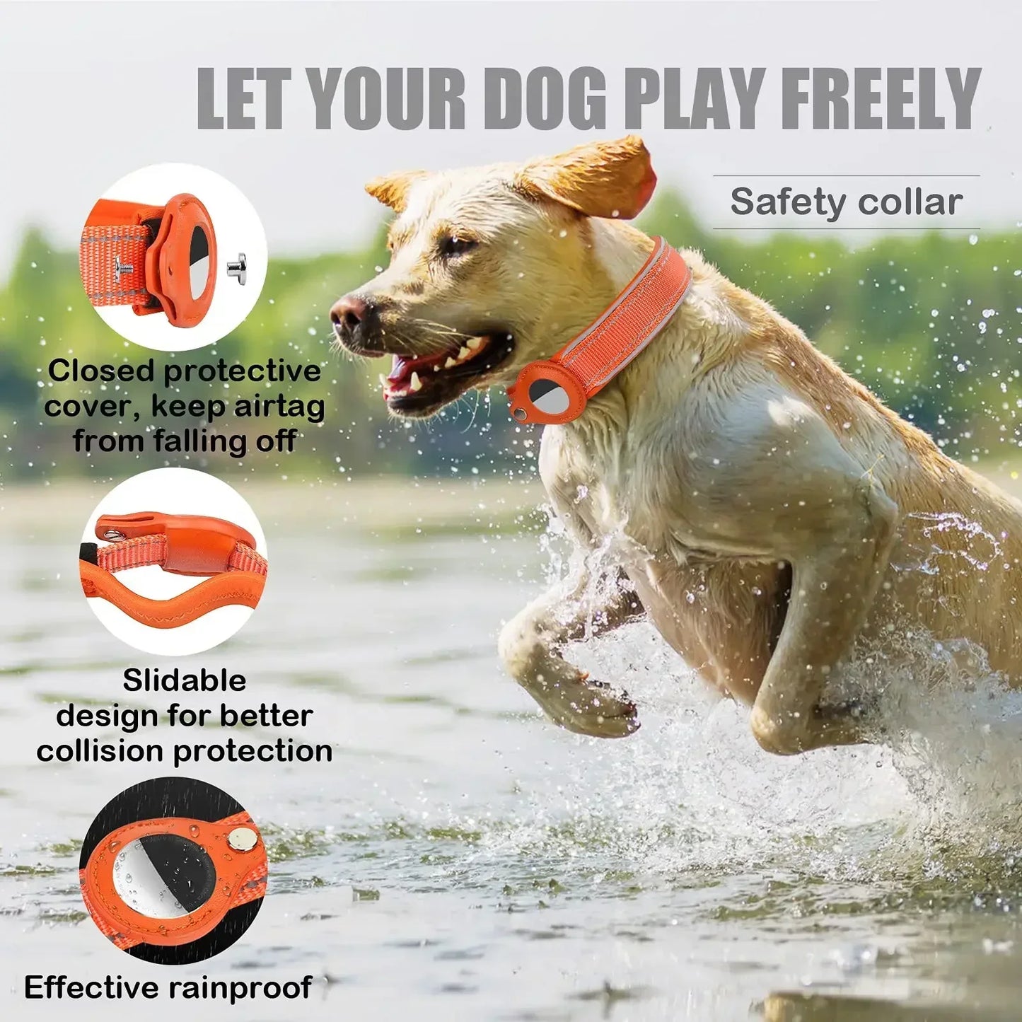 Waterproof Air Tag Collar