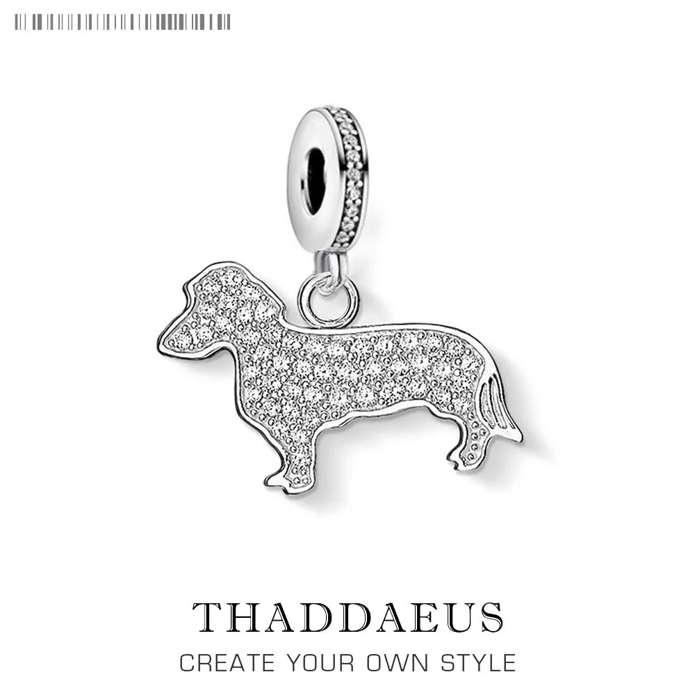 Sterling Silver Dachshund Charm