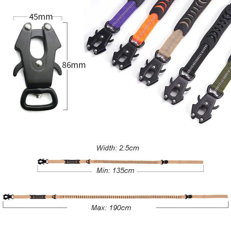 Leash with Car Seat Buckle