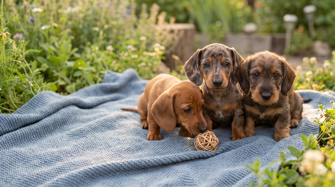 Dachshund Puppies and Crate Training During Busy Summer Months