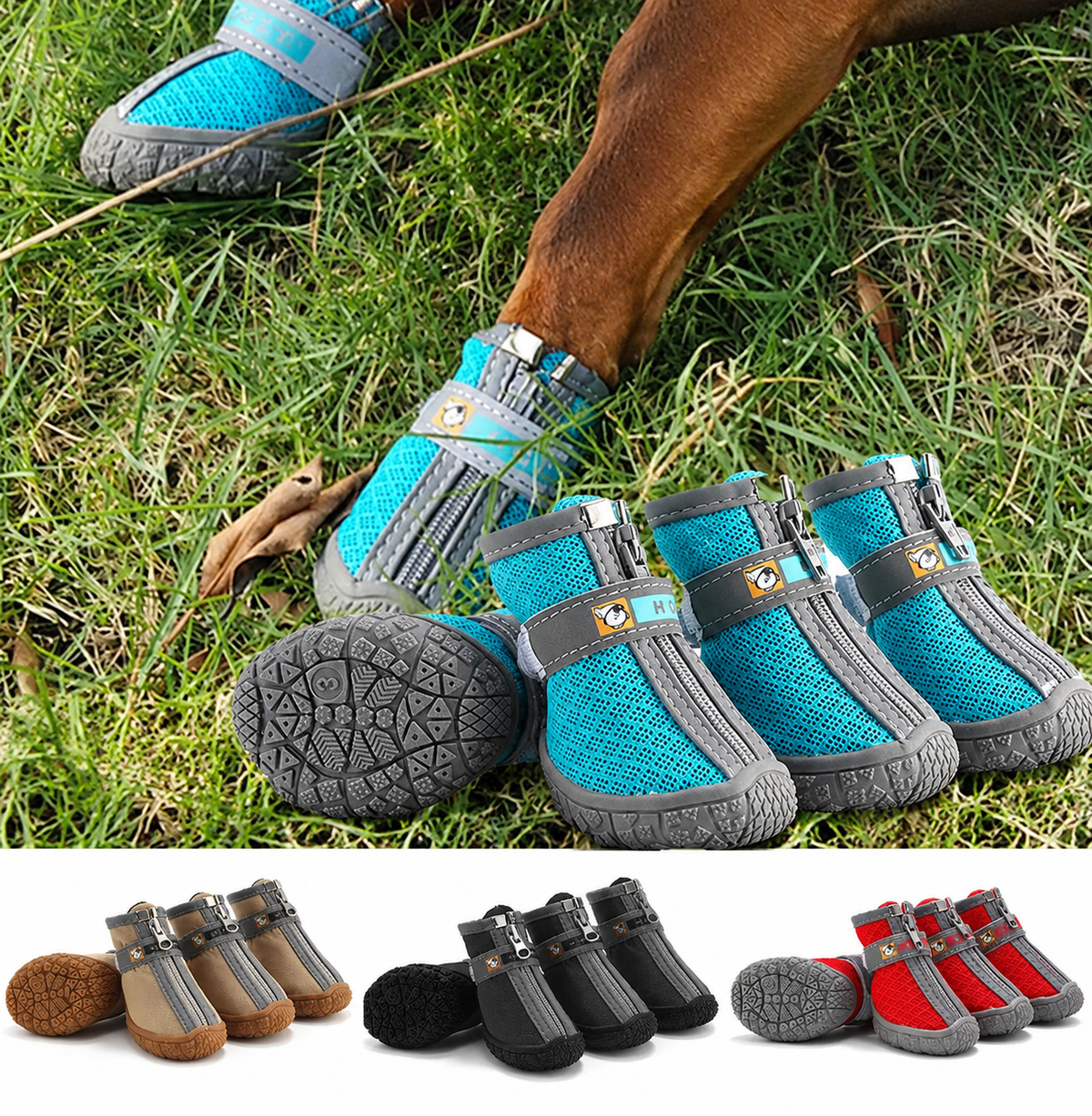 Non-Slip Dog Shoes
