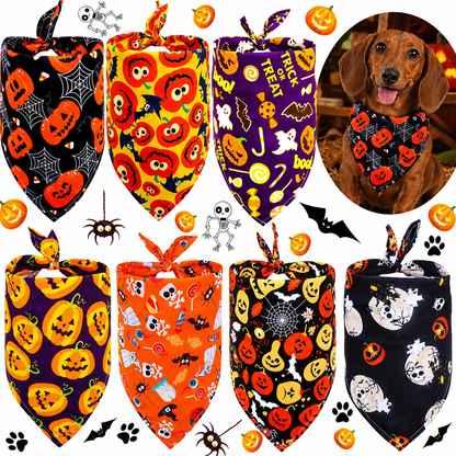 Halloween Print Dog Bandana