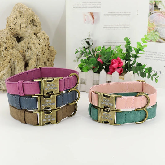 Custom Soft Leather Collar
