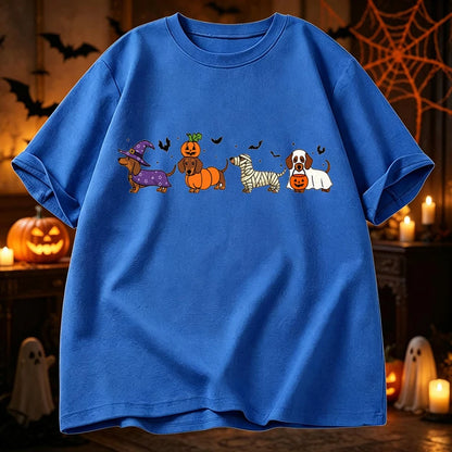 Graphic Dachshund Halloween T-Shirt