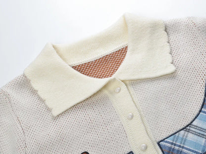 Dachshund Embroidered Cardigan