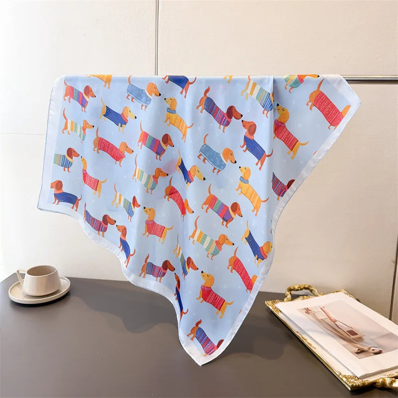 Dachshund Print Scarf