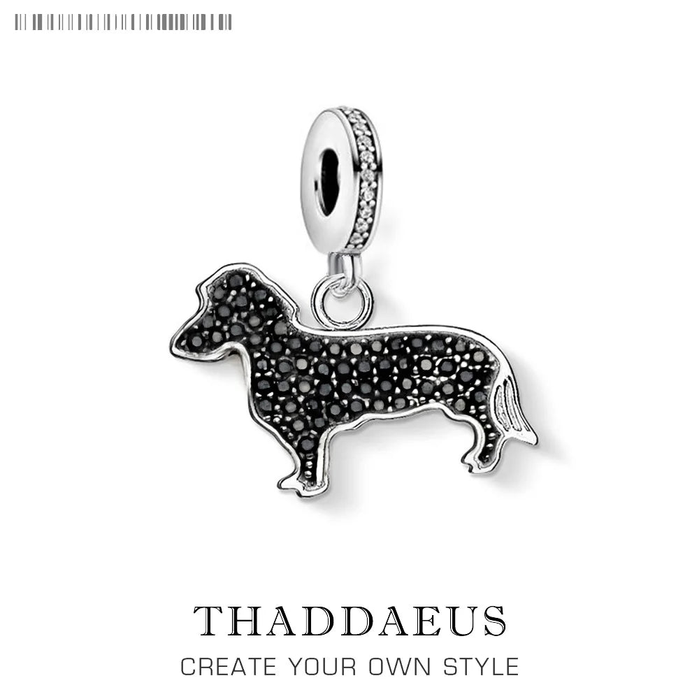 Sterling Silver Dachshund Charm