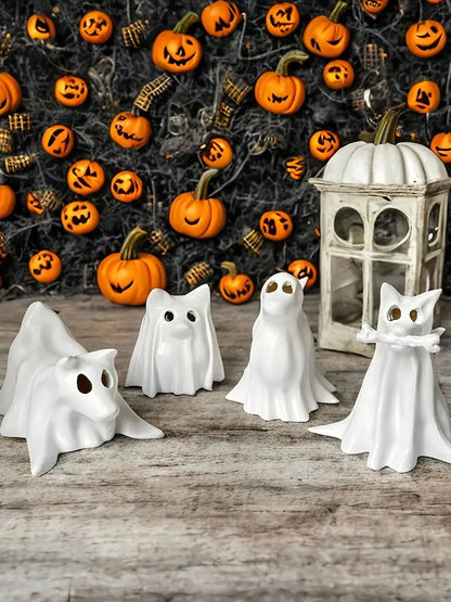 Ghost Dog Halloween Decor