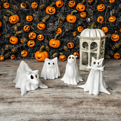 Ghost Dog Halloween Decor