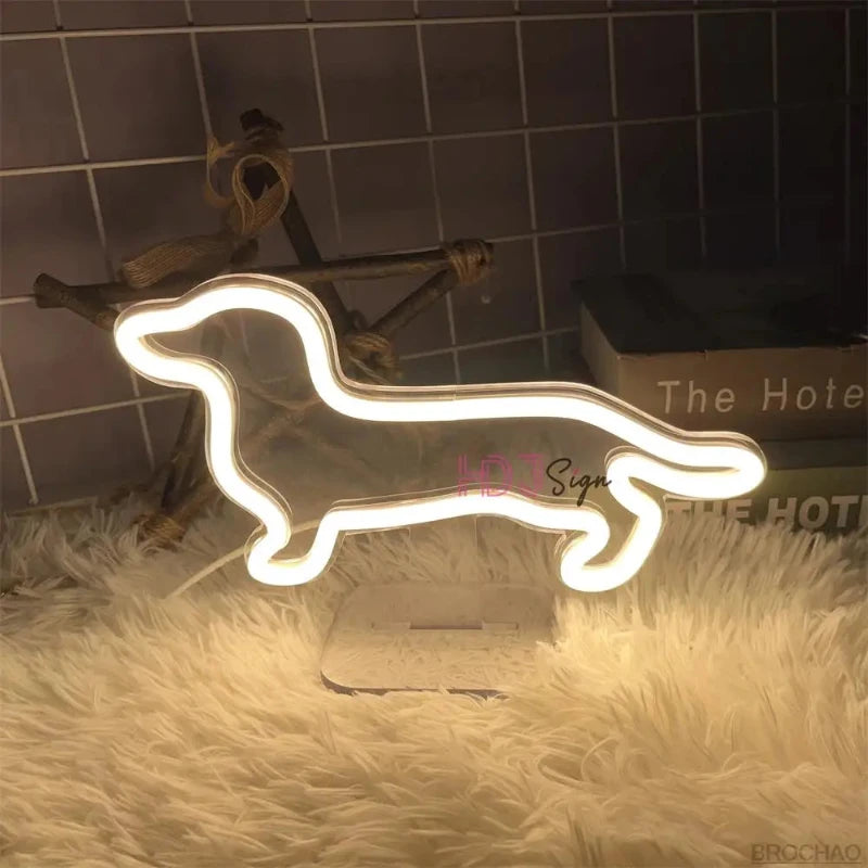 Dachshund Neon Sign