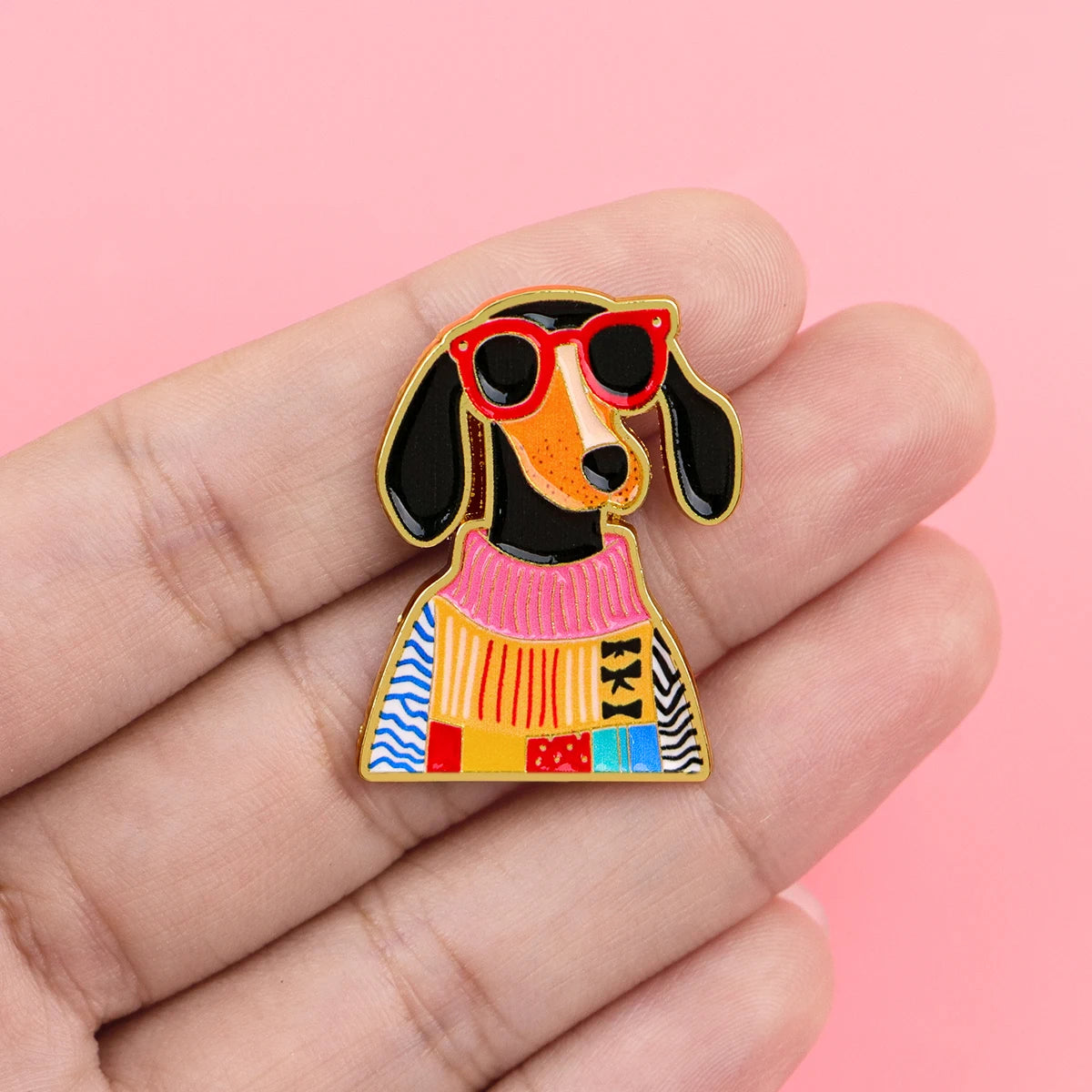 Dachshund Enamel Pin