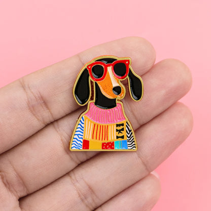 Dachshund Enamel Pin