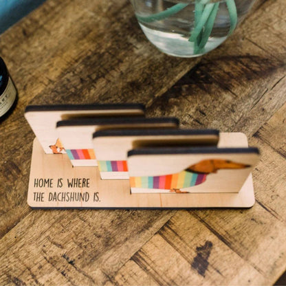 Dachshund Coasters 4-Piece Set