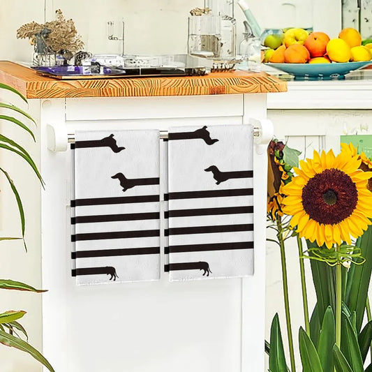 Dachshund Kitchen Towels