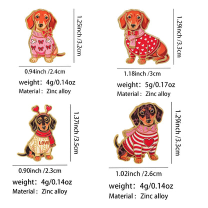 Dachshund Enamel Pin