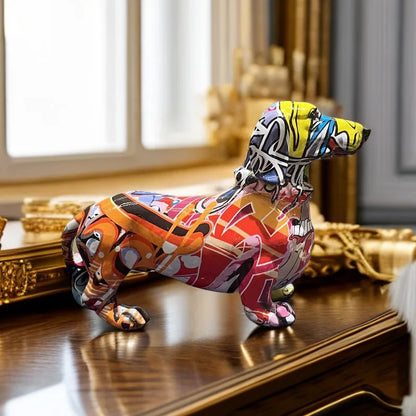 Graffiti Dog Sculptures