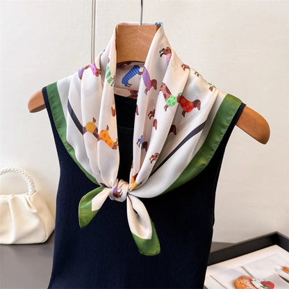 Dachshund Print Scarf