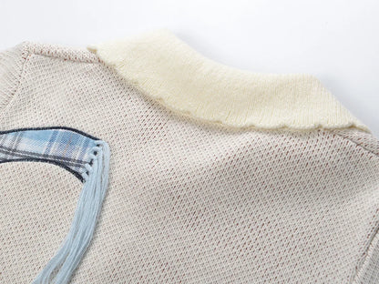 Dachshund Embroidered Cardigan
