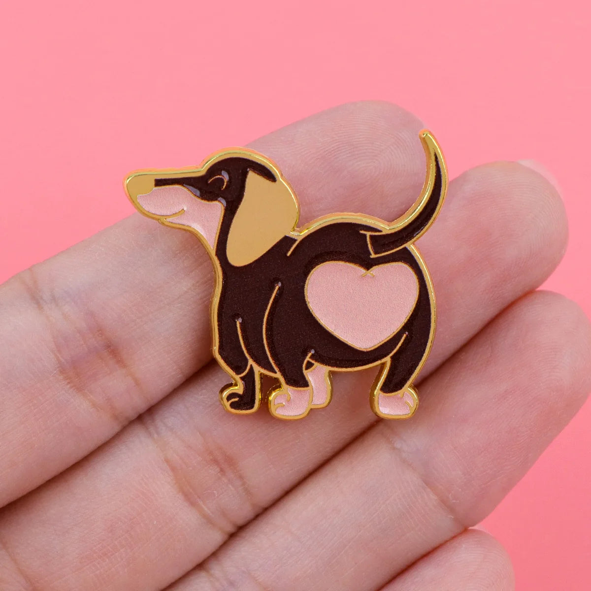 Dachshund Enamel Pin