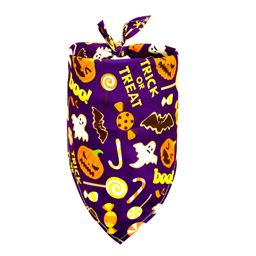 Halloween Print Dog Bandana