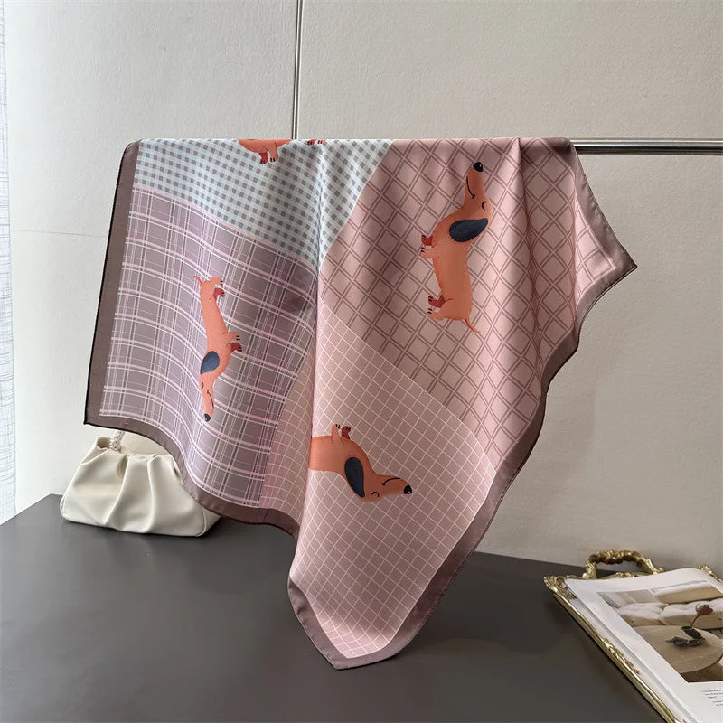 Dachshund Print Scarf