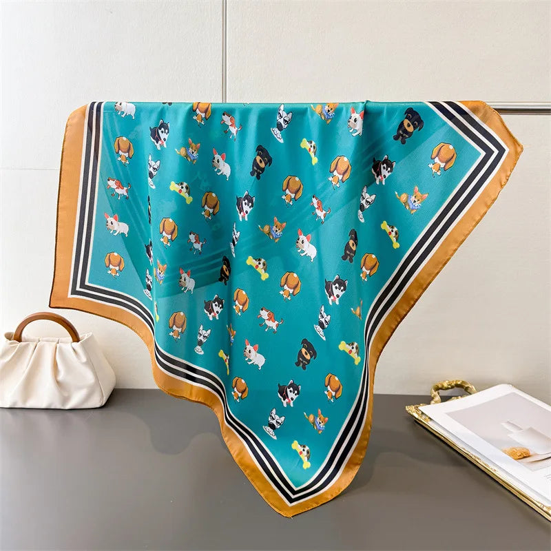 Dachshund Print Scarf