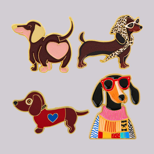 Dachshund Enamel Pin