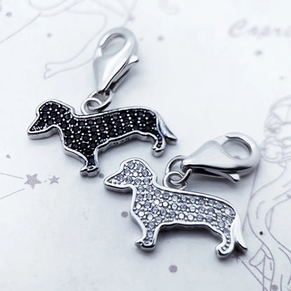 Sterling Silver Dachshund Charm