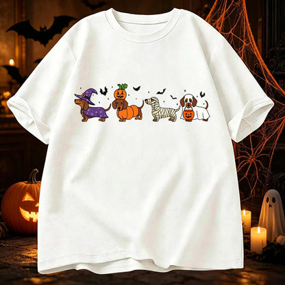 Graphic Dachshund Halloween T-Shirt