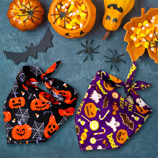 Halloween Print Dog Bandana