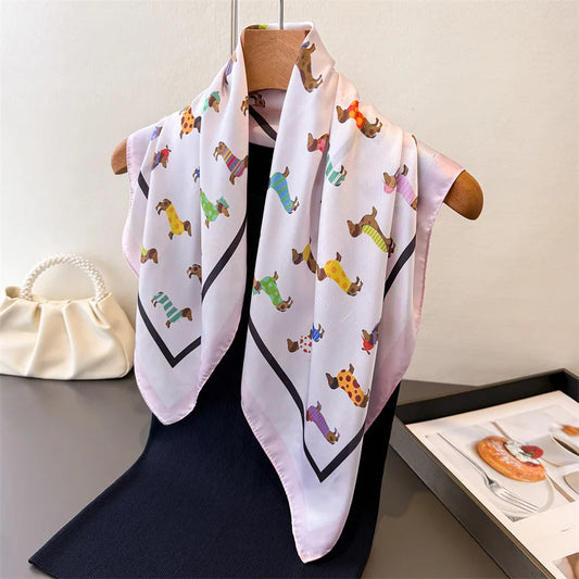 Dachshund Print Scarf