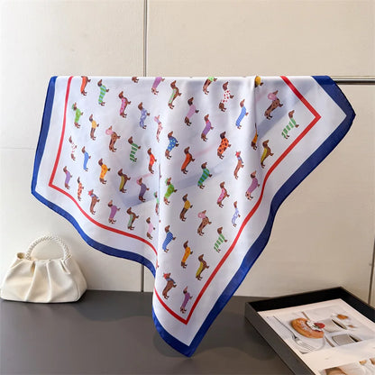 Dachshund Print Scarf