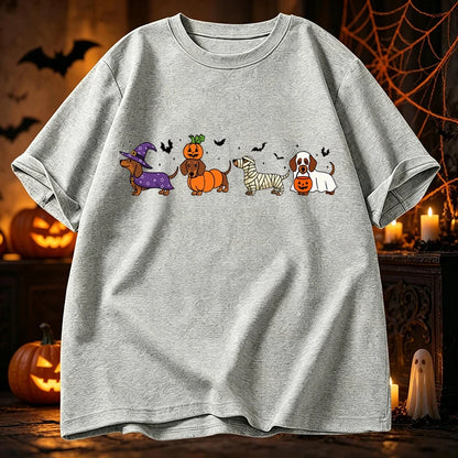 Graphic Dachshund Halloween T-Shirt