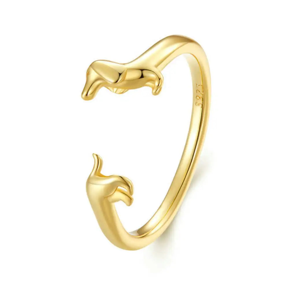 Dachshund Silver Ring
