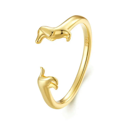 Dachshund Silver Ring