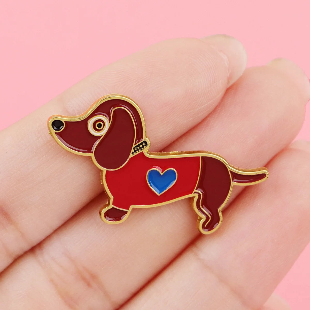 Dachshund Enamel Pin