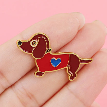 Dachshund Enamel Pin