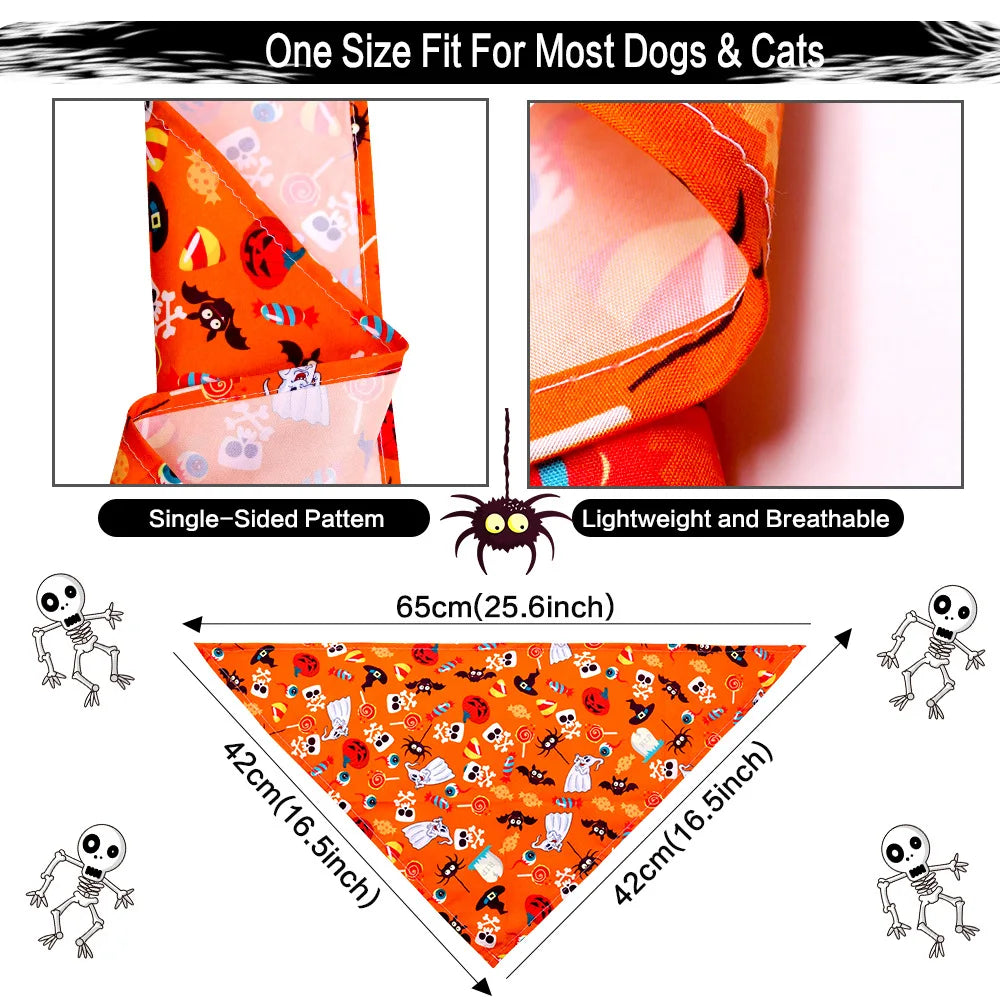 Halloween Print Dog Bandana