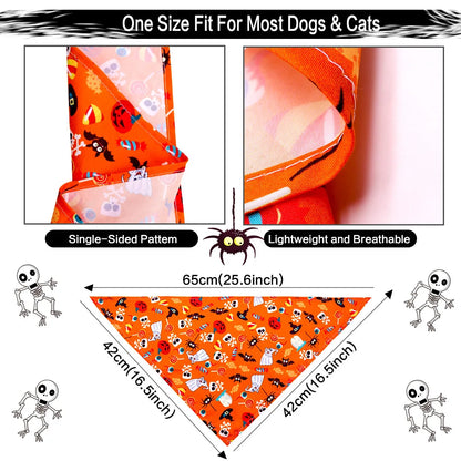 Halloween Print Dog Bandana