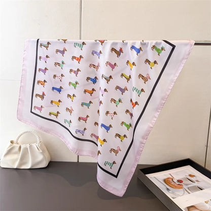 Dachshund Print Scarf