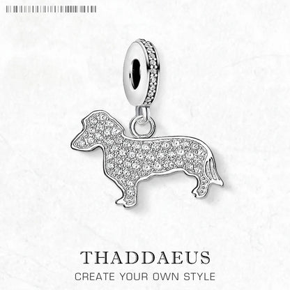 Sterling Silver Dachshund Charm