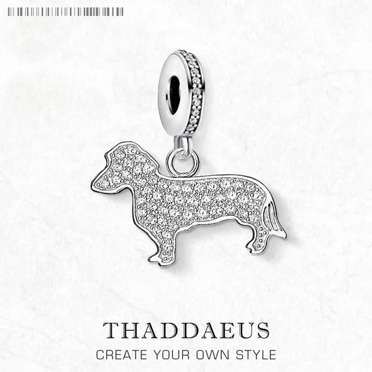 Sterling Silver Dachshund Charm
