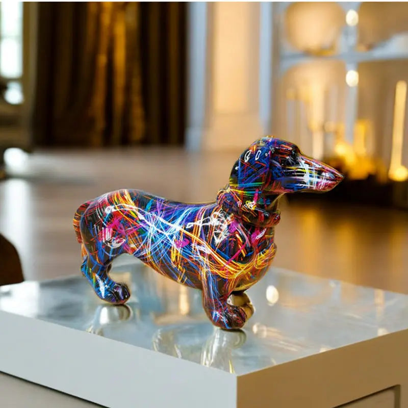 Graffiti Dog Sculptures