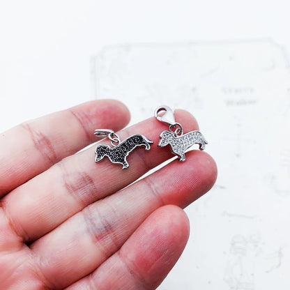 Sterling Silver Dachshund Charm
