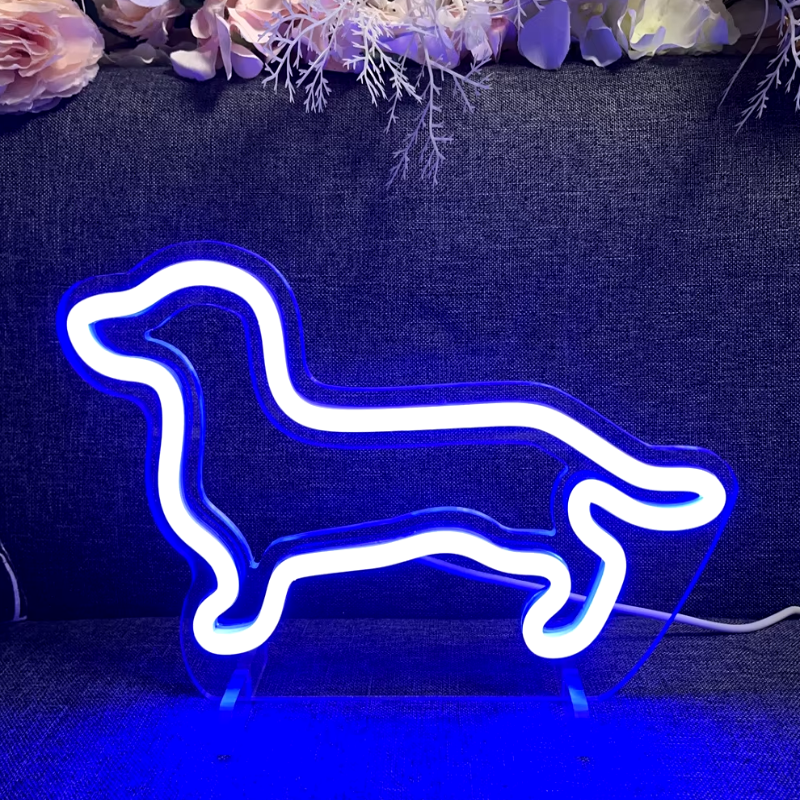 Doghnuts Led Logo Dachshund Neon Sign – Daizy Dogs