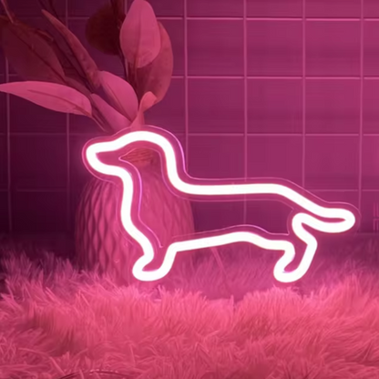 Dachshund Neon Sign